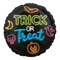 Palloncino rotondo Trick or Treat da 45cm - Anagram