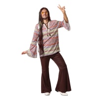 Costume hippie stampato da uomo