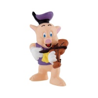Figura di violino Piggy da 7 cm per una torta