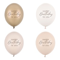 Palloncini in lattice Happy Birthday 30 cm - 50 pz.