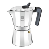 Caffettiera Moka 6 tazze Deluxe2 vitro - Bra