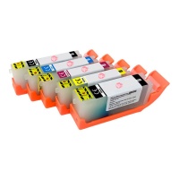 Pacco di cartucce di pulizia inchiostro commestibile colori CLI 580/581 - 5 unità - Pastkolor