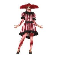 Costume clown malvagio da donna