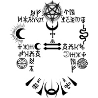 Tatuaggio temporaneo satanico per il viso