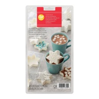 Stampo a forma di fiocco di neve per cioccolato - Wilton - 6 cavità