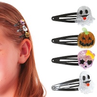 Fermagli per capelli luminosi di Halloween - 3 pezzi