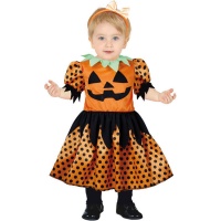 Costume da zucchetta a pois