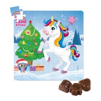 Puzzle con cioccolatini di Tesia & friends da 102 gr - Dekora