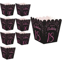 Scatola di Elegant Pink con numeri - 12 pezzi