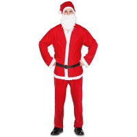Costume di Babbo Natale rosso per uomo