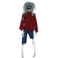 Pendente di lupo mannaro scheletrico di 40 cm