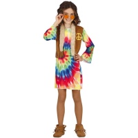 Costume da fiore hippie per bambina