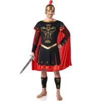 Costume da centurione romano con mantello per uomo