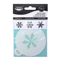 Stampini a fiocco di neve per cupcake 9 cm - JEM - 3 pz.