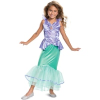 Costume Ariel lilla per bambina