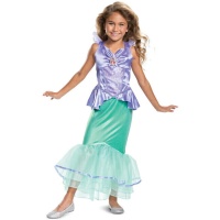 Costume Ariel lilla per bambina