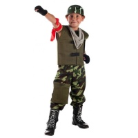 Costume da sergente militare per bambini