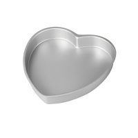 Stampo a cuore in alluminio 25 x 7,5 cm - Decora