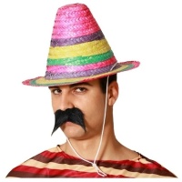 Cappello messicano multicolore da 33 cm