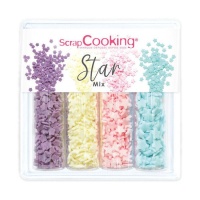 Kit di zuccherini Star mix 52 gr - Scrapcooking