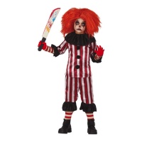 Costume clown malvagio da bambino