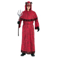 Costume maestro satanico rosso da uomo