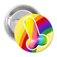 Distintivo arcobaleno con pene