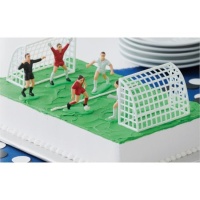 Decorazione per torte con giocatori di calcio - 7 pezzi