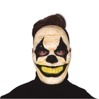 Maschera clown con denti sporgenti