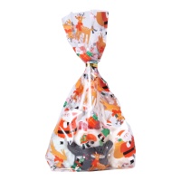 Buste per caramelle dell'Officina di Babbo Natale 24,1 x 10 cm - 20 pezzi