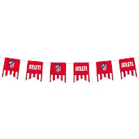Ghirlanda Atlético de Madrid con stemmi Atleti - 12 pezzi