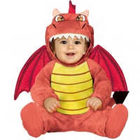 Costume da drago rosso per bambini