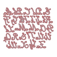 Fustella alfabeto elegante Zag - Misskuty - 26 unità