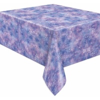 Tovaglia Outer Space con stampa argento 1,37 x 2,13 m