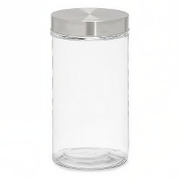 Barattolo rotondo 1,7 L con coperchio in acciaio - Vivalto