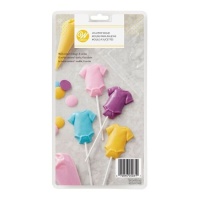 Stampo per lecca-lecca a forma di body da bambino - Wilton - 4 cavità
