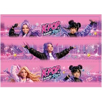 Cialda commestibile K-pop per bordo torta 21 x 4,95 cm - 3 pezzi