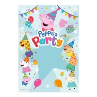 Mural decorativo di Peppa Pig di 2 x 1,4 m
