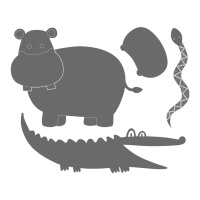 Fustelle di animali da safari - Artemio - 4 pezzi