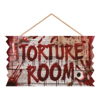 Poster della stanza delle torture 35 x 20 cm