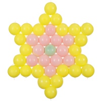 Rete per palloncini a forma di stella di 63 x 58 cm