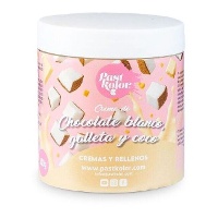 Cioccolato bianco, biscotto e crema di cocco 300 gr - Pastkolor