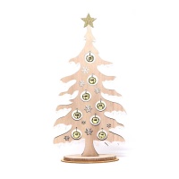 Albero di Natale in legno da 41 cm