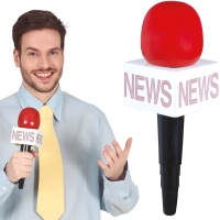 Microfono da reporter di 25 cm