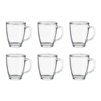 Tazza trasparente da 310 ml - 6 pezzi