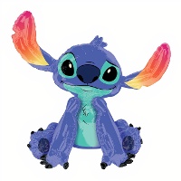 Palloncino gigante di Stitch 96 x 86 cm