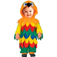 Costume da pappagallo colorato per bambini