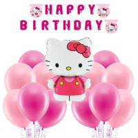 Pacchetto di decorazioni per feste di Hello Kitty - 31 pezzi