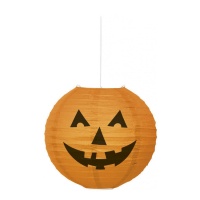 Lanterna di carta zucca allegra 25,4 cm - 1 pz.