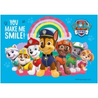 Cialda commestibile Paw Patrol 14,8 x 21 cm - Dekora